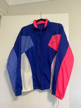 Nike Colorblock Track Jacket - Royal Blue & Hot Pink